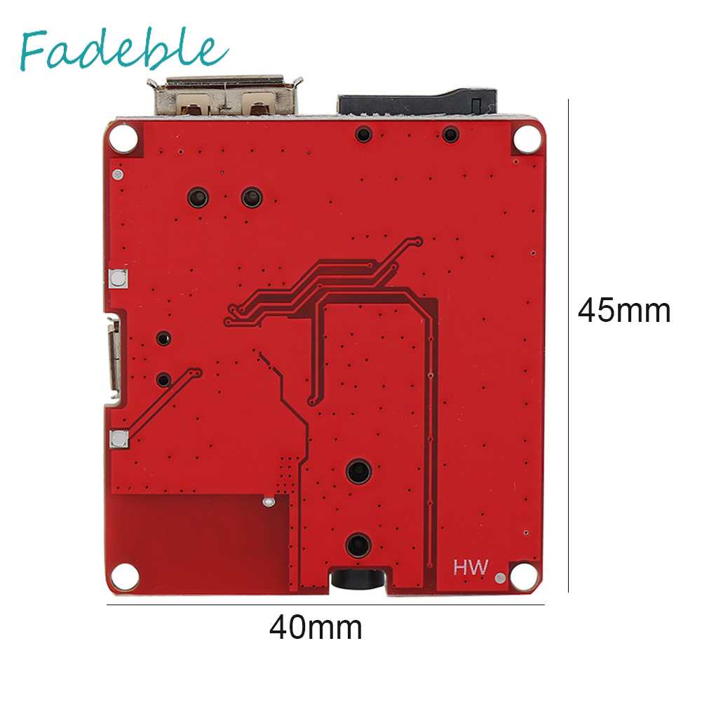 Bảng Mạch Nhận Tín Hiệu Âm Thanh Bluetooth w / USB TF DIY MP3