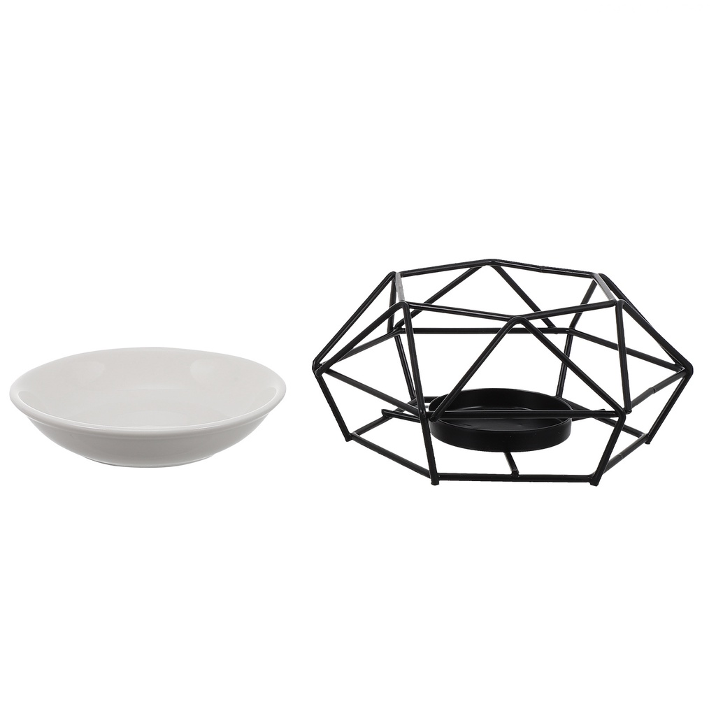 Giá Đỡ Nến Khuếch Tán Tinh Dầu Bằng Gốm Phong Cách Vintage Dành Cho Văn Phòng