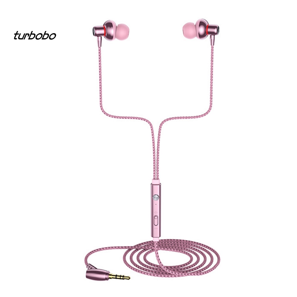 Tai Nghe Nhét Tai Jack 3.5mm Bass Trầm Có Micro Thiết Kế Điều Chỉnh Được Tiện Dụng