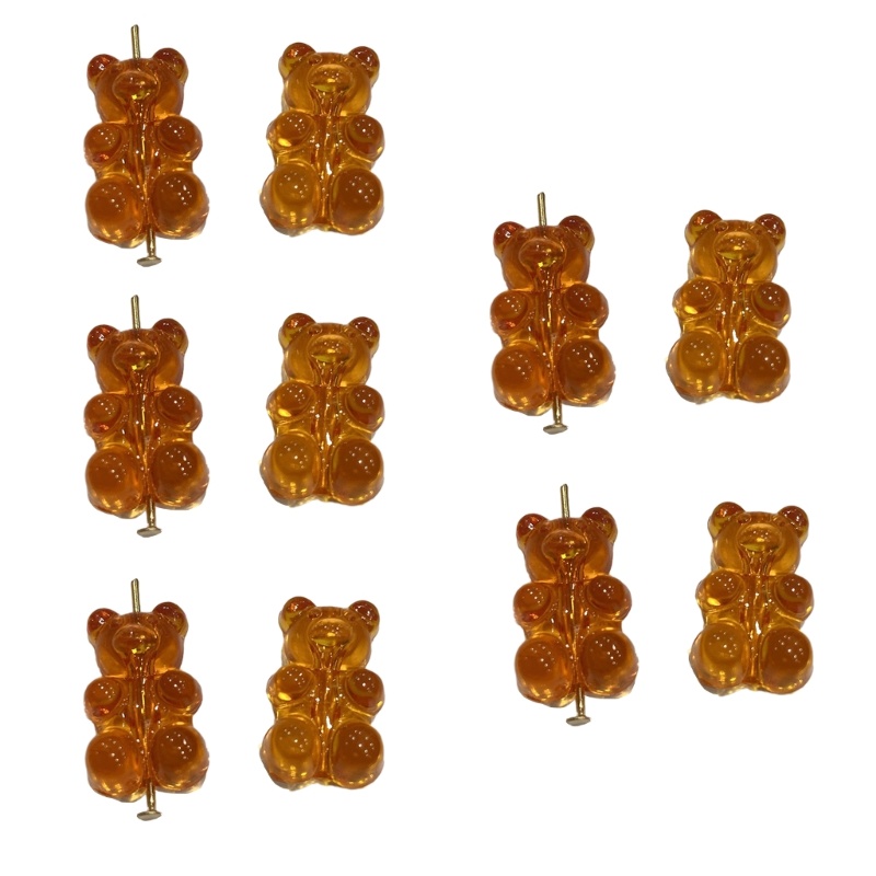 Chuỗi Hạt Hình Gấu Dùng Làm Trang Sức Thủ Công