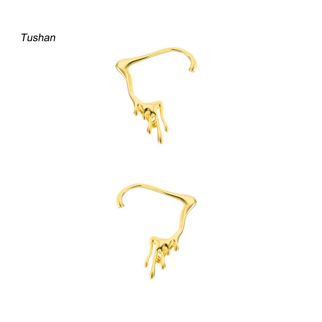 Khuyên Vành Tai Hình Đuôi Cá 3D Đính Đá Thời Trang Cho Nữ