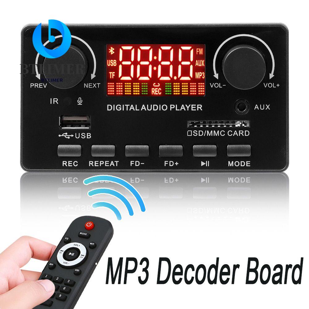 BTLIMER Bảng Mạch Giải Mã Âm Thanh MP3 Bluetooth Cho Xe Hơi