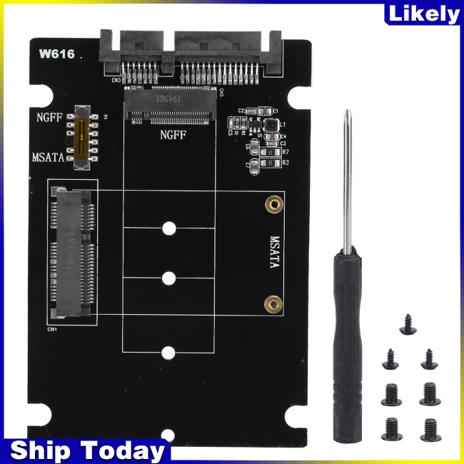 Thẻ Chuyển Đổi Ổ Cứng Ssd mSATA M.2 Sang SATA III Chuyên Dụng