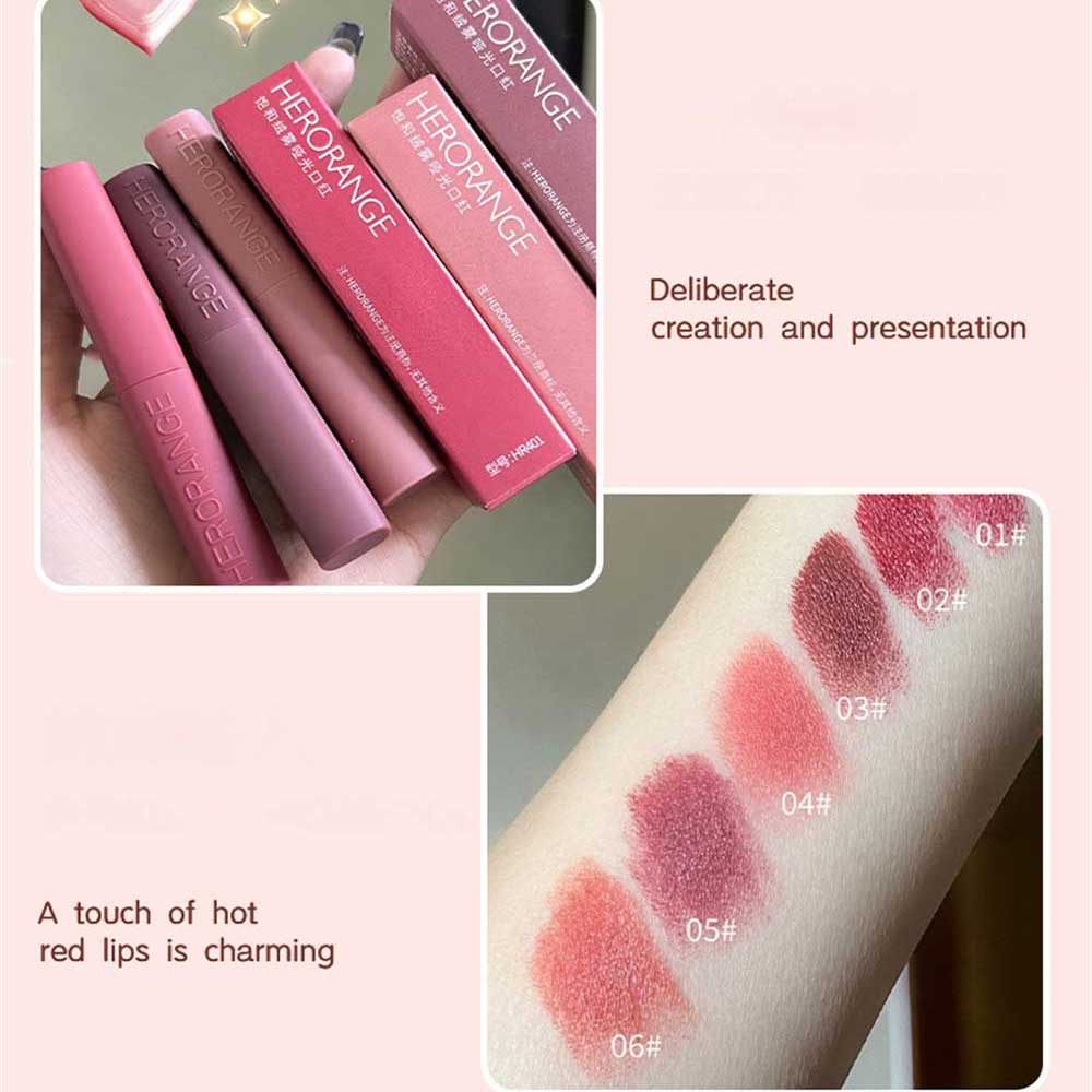 Son môi lì Miss Rose Herorange 2023 mới màu nhung mịn bão hoà độc quyền