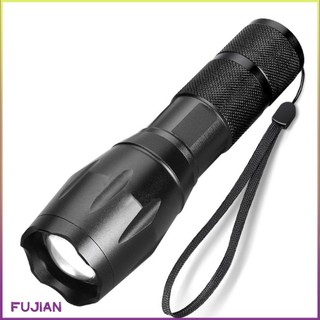 Flashlight Ultra Bright Led T6 Lamp Beads Waterproof Torch Zoomable 5 Lighting Modes Multi-Function Usb Searchlight