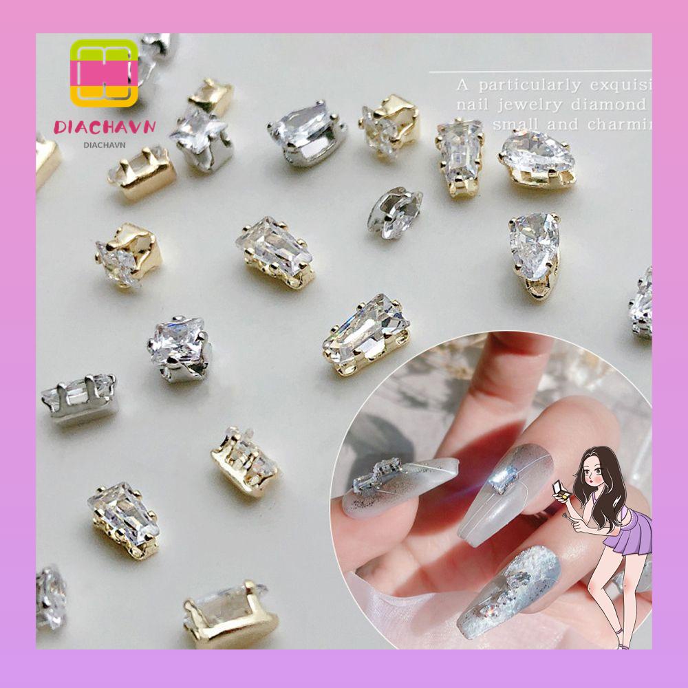 Set 20 Phụ Kiện Đáy Phẳng Trang Trí Móng Nghệ Thuật DIY