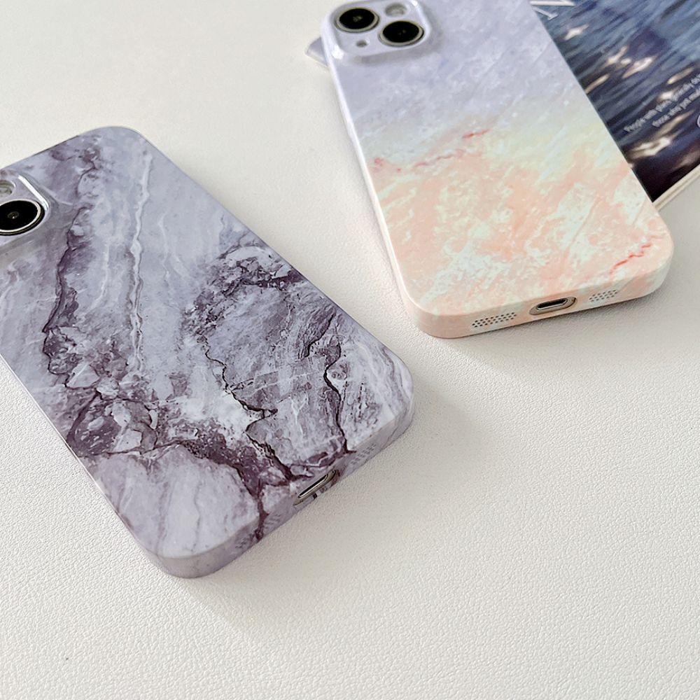 Ốp Điện Thoại TPU Chống Sốc Họa Tiết Cẩm Thạch Cho IPhone 11 14 13 12 Pro Max XR XS Max 7 8 Plus