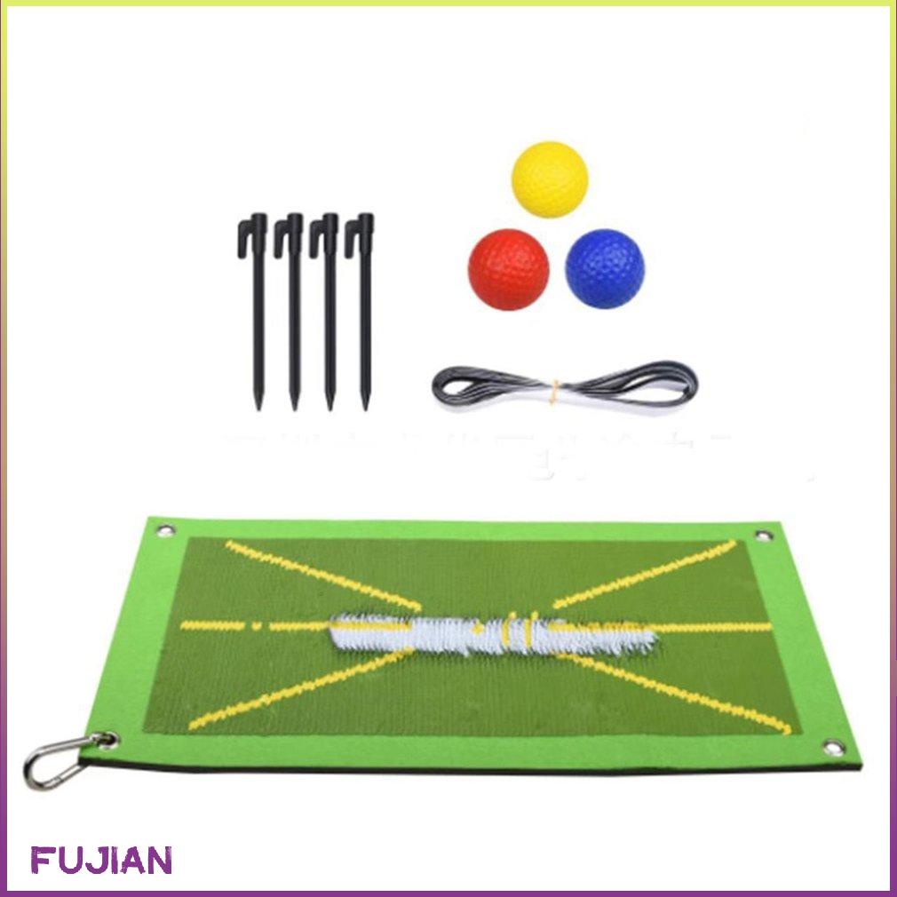 Golf Training Mat Set Divot Analysis Swing Path Correct Posture Practice Detection Batting [B/8]