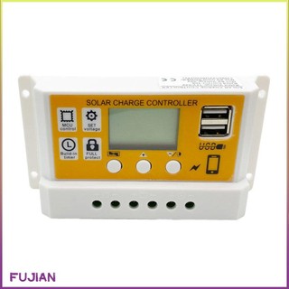 Solar Charge Controller 12V Lithium Lead-Acid Battery Pmw And Discharge Charger Regulator 10A