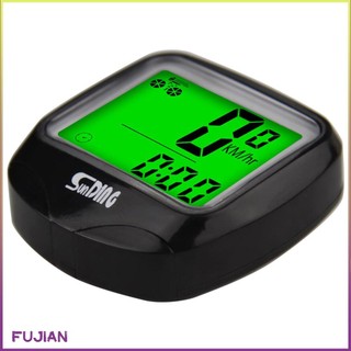 Sunding Bike Computer Speedometer Wired Waterproof Bicycle Odometer Cycle Multi-Function Lcd Back-Light Display [B/4]
