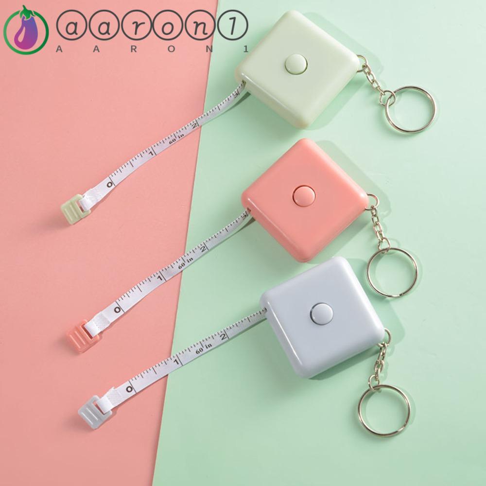 Aaron1 Thước Dây Mini Tự Động Mềm Mại Tiện Dụng