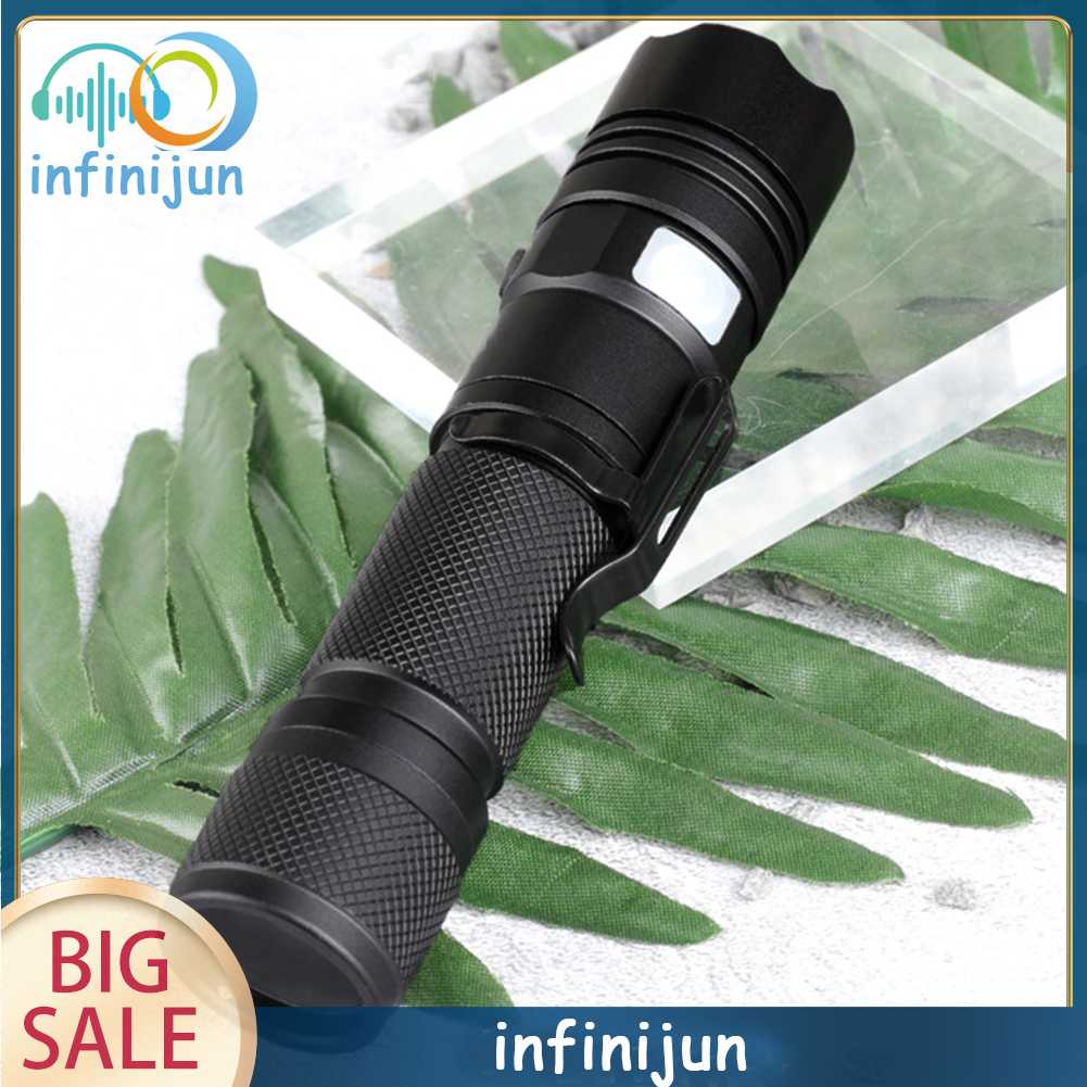 Đèn Pin LED XHP50 800LM 5 Chế Độ 1200mAh Sạc USB Tiện Dụng