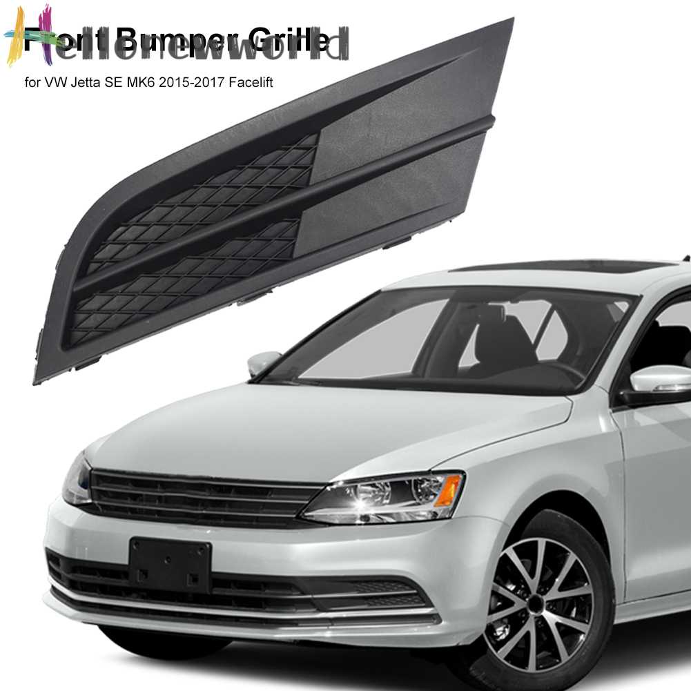 Ốp Đèn Sương Mù 5C 5C Chất Lượng Cao6853665Khung Lưới Tản Nhiệt Phía Trước Cho Xe VW Jetta SE MK6 2015-2017