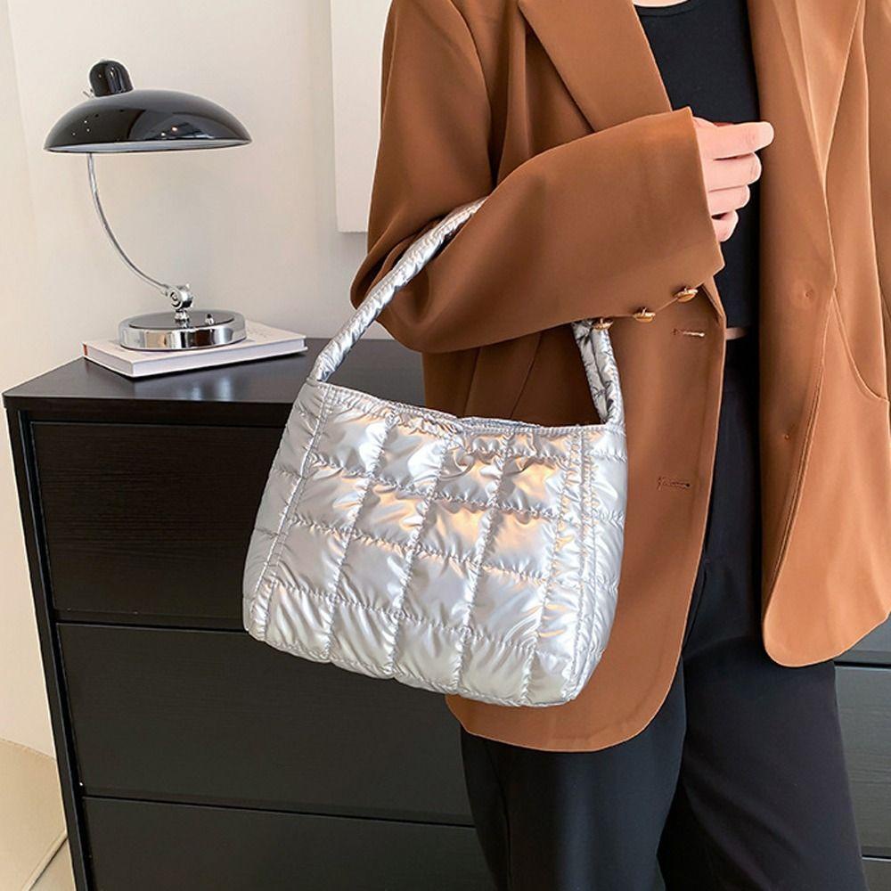 Túi Đựng Mỹ Phẩm / Son Môi / Đồ Trang Điểm Cỡ Lớn Thêu Họa Tiết Lưới Phong Cách Hàn Quốc Cho Nữ