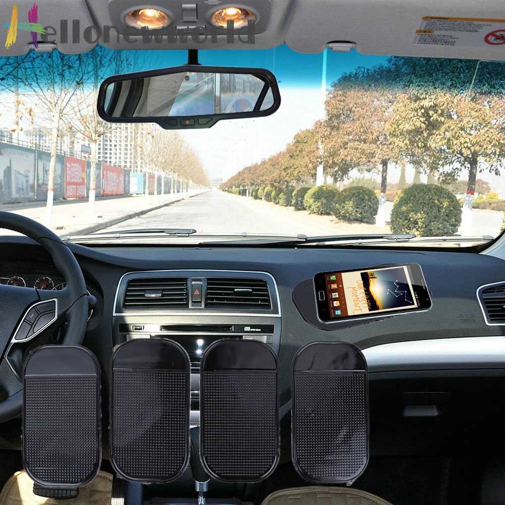 Bộ 4 Miếng Dán Chống Trượt Cho Bảng Điều Khiển Xe Hơi