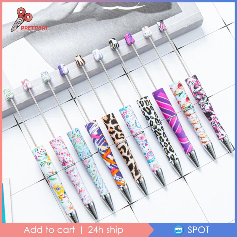 Set 10 Bút Bi Đính Hạt Cườm Dùng Để Vẽ Tranh DIY 1 #