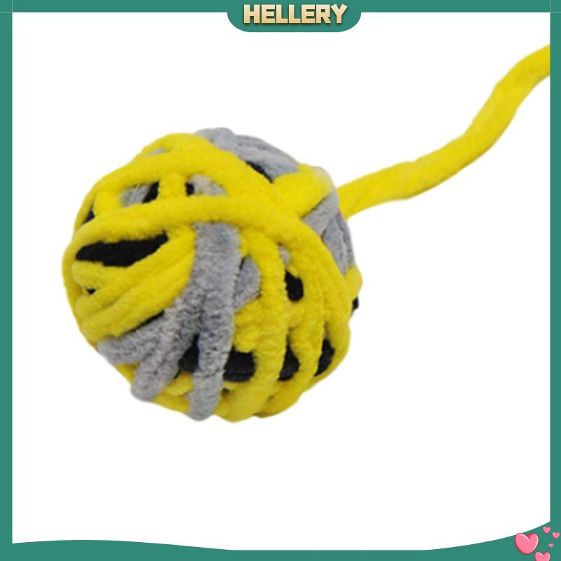 Quả Bóng Pompom Mềm Phát Ra Tiếng Kêu Vui Nhộn Dành Cho Mèo Cưng