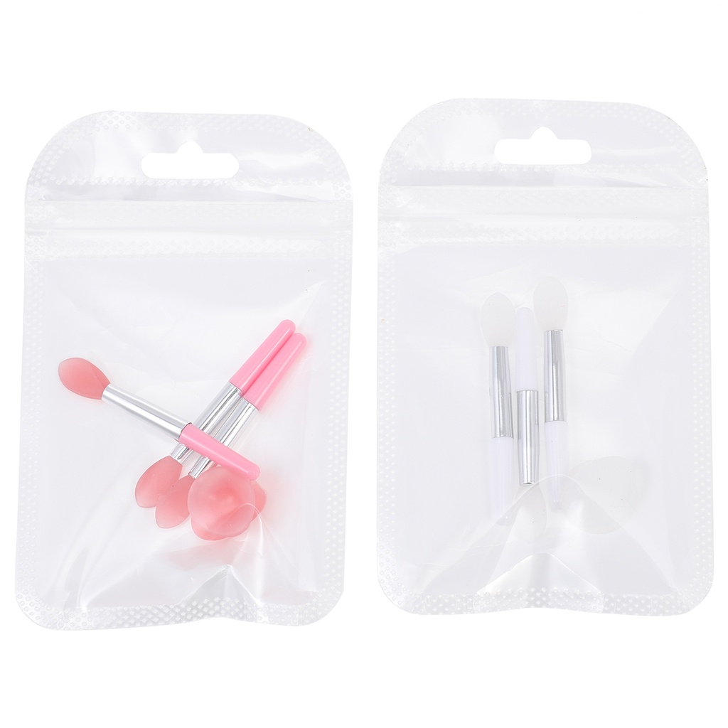 Bộ 2 Cọ Trang Điểm Chuyên Nghiệp Với Vỏ Ngoài Bằng Silica Gel Tiện Dụng