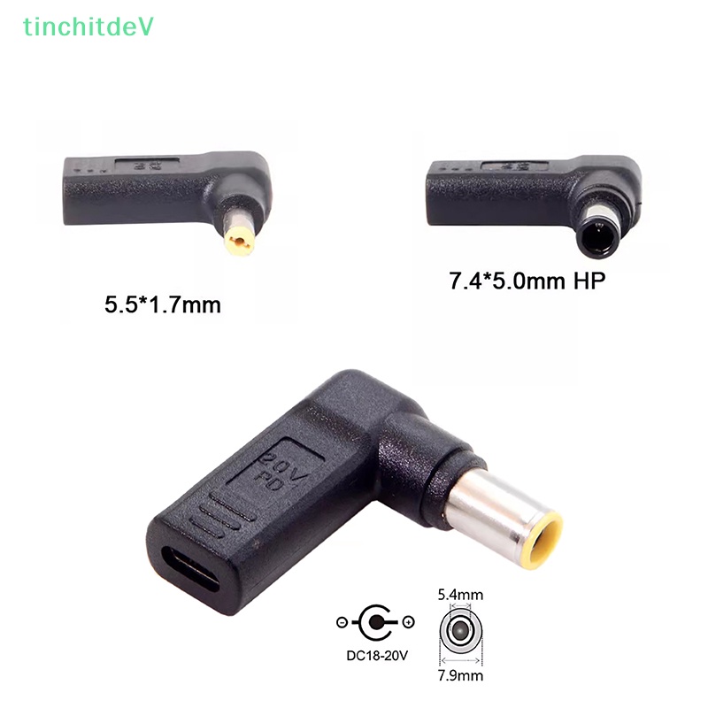 Đầu Chuyển Đổi Nguồn Điện 100W USB Type C Sang Dc Chuyên Dụng Cho Laptop