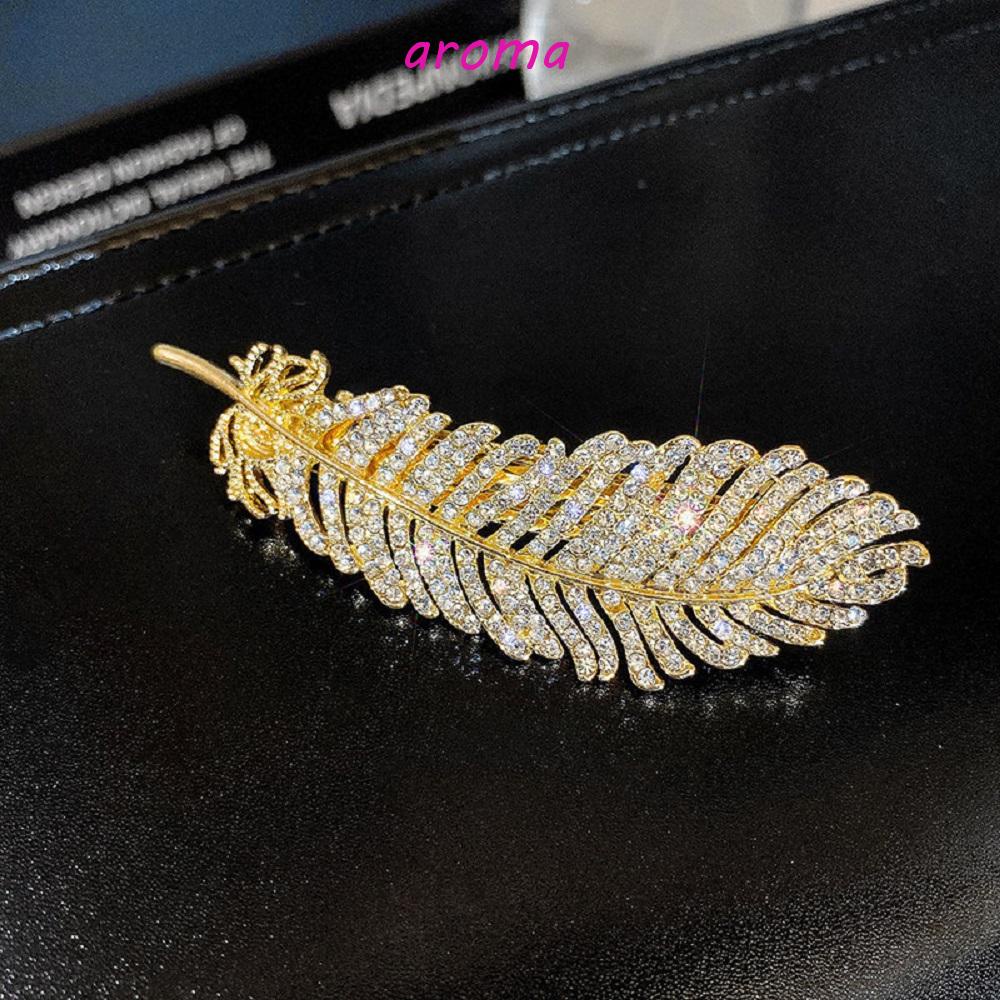 Kẹp Tóc Cỡ Lớn Đính Lông Vũ Thời Trang Cho Nữ