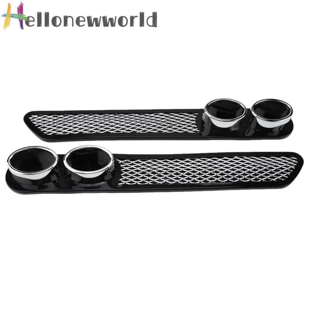 Set 2 Miếng Dán Ống Xả Xe Hơi Bằng Nhựa