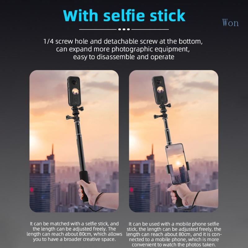 Ốp Điện Thoại Khung Mở Rộng Bảo Vệ Có Vít Ngắn Và Dây Đeo Cổ Tay Vô Hình Cho Inst