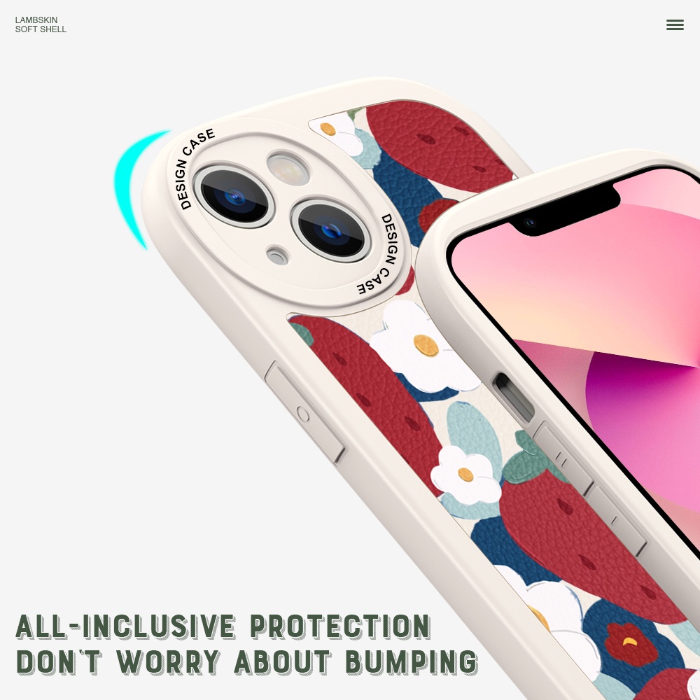 Samsung Galaxy S22 S21 S20 FE Plus Ultra S22+ S21+ S20+ 5G Cho Ốp lưng điện thoại In Hình Flower Strawberry