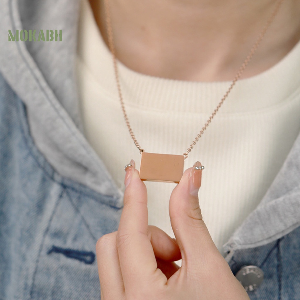 [Mới] Vòng cổ Mạ Điện Sáng Bóng Chống Rỉ Sét Trang Trí Phong Bì Kéo Trọng Lượng Nhẹ