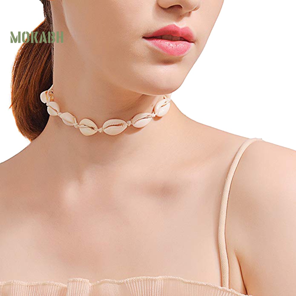 (Hot) Vòng Cổ HợP Kim ĐíNh Vỏ ỐC Xinh XắN