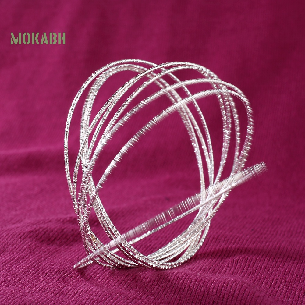 Set 10 Vòng Tay Hợp Kim Kiểu Dáng Thời Trang Cho Nữ