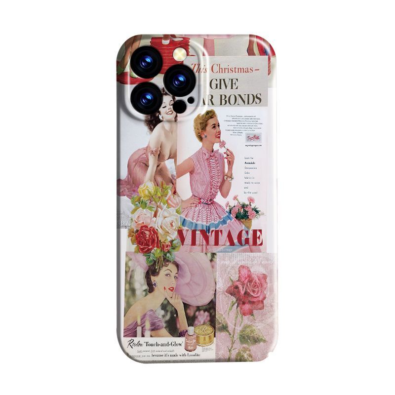 Ốp Điện Thoại In Hình Tạp Chí VNIV Cổ Điển Cho Apple / iphone14 13 Xs Xr Promax 1211