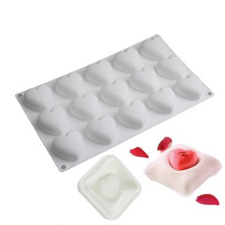 Khuôn Silicone Làm Bánh Hình Trái Tim Diy