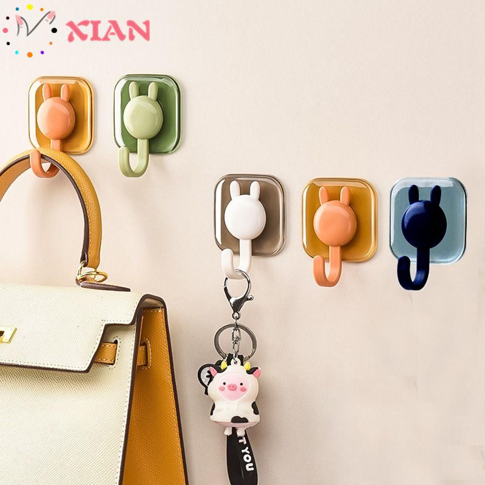 Set 4 Móc Treo Đồ Dán Tường Không Cần Đục Lỗ Trang Trí Nhà Tắm