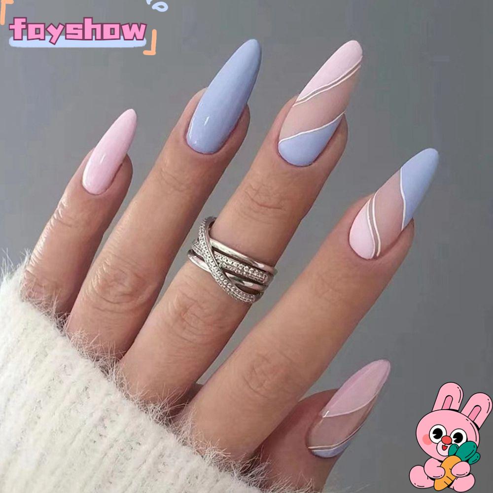 Hộp 24 Móng Tay Giả Thời Trang Cho Nữ