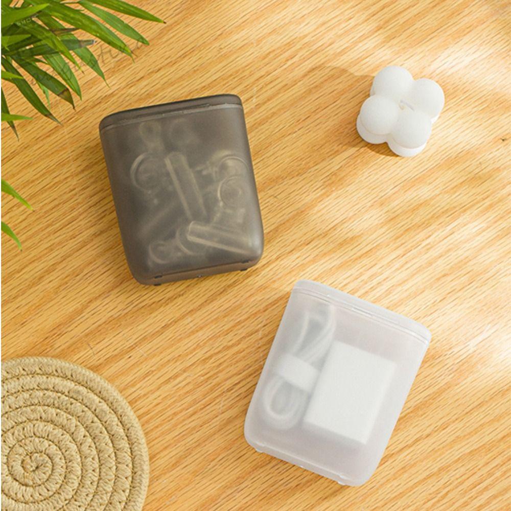 Augustina Hộp Đựng Trang Sức / Tai Nghe / Tiền Xu Dung Tích Lớn Màu Trơn Chống Bụi Tiện Dụng Cho Nữ