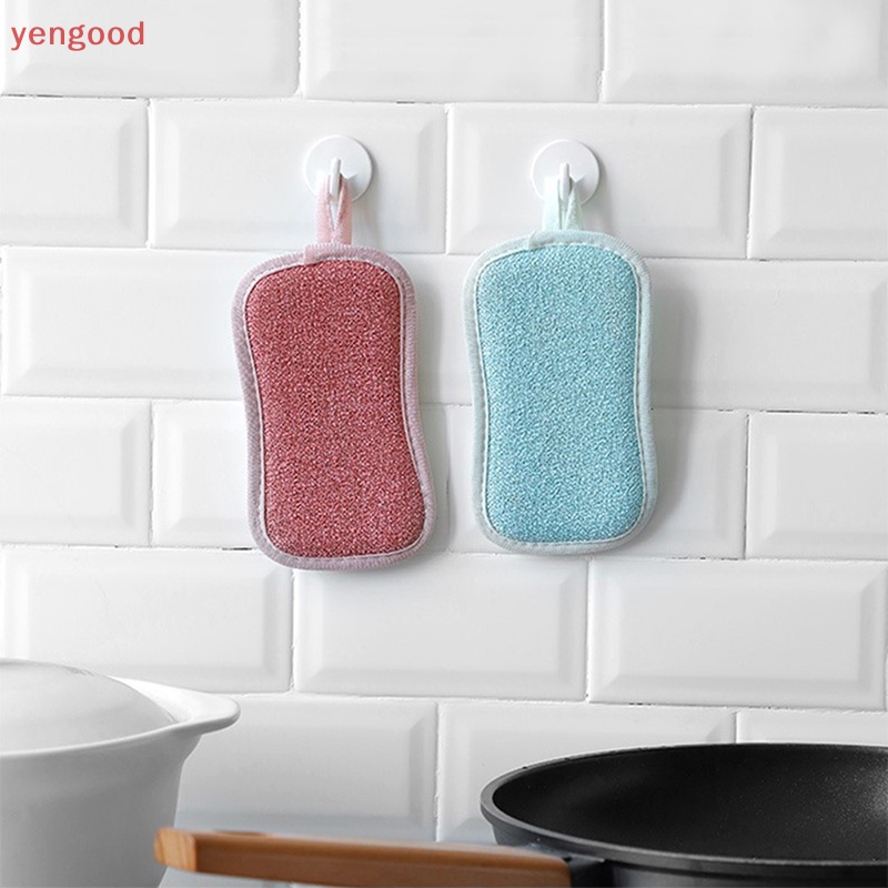 Set 1 / 4 Mút Rửa Chén Hai Mặt Có Thể Tái Sử Dụng Tiện Lợi