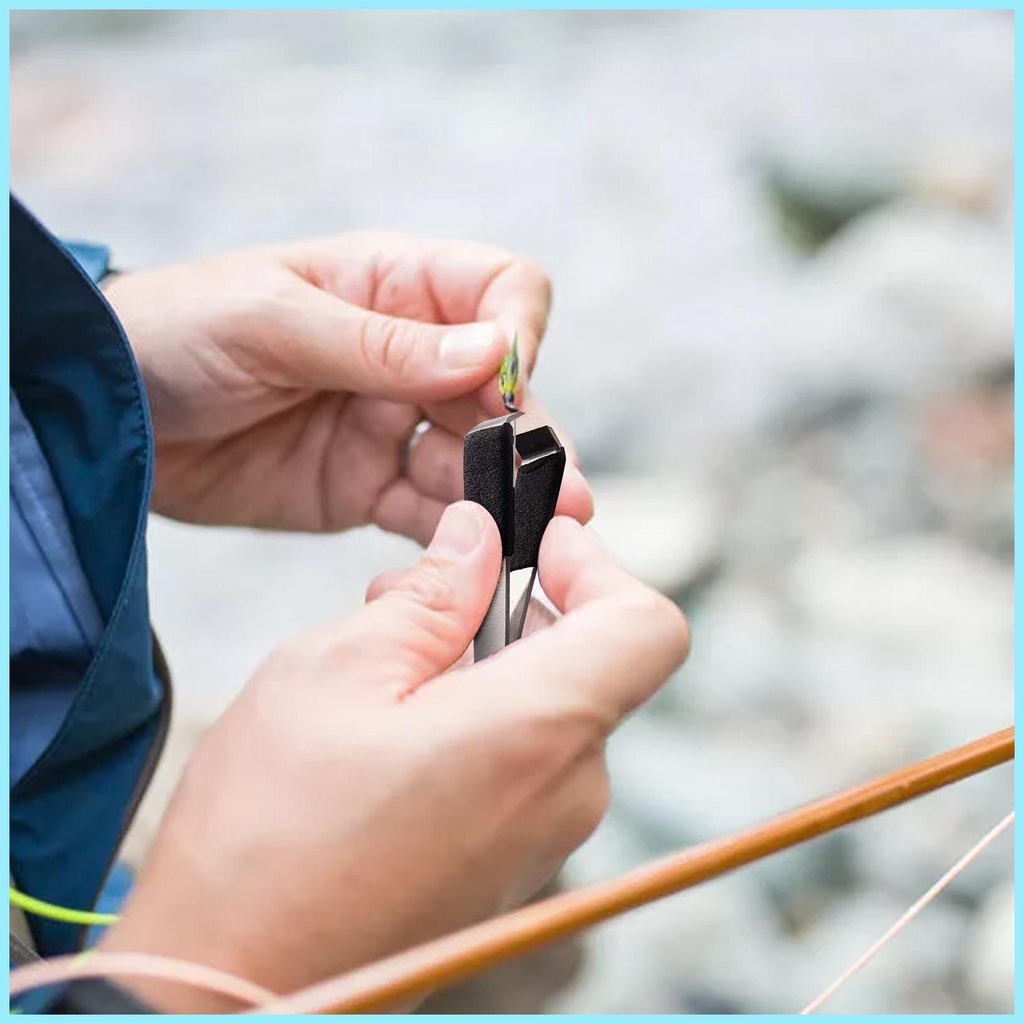 Dụng Cụ Thắt Nút Dây Câu Cá Bằng Thép Không Gỉ Tích Hợp Khóa Điều Chỉnh Được