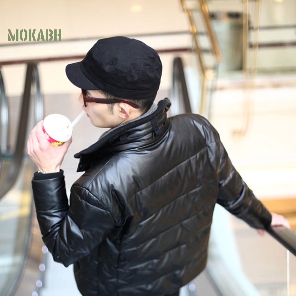 [Mok Abh] Mũ Lưỡi Trai Màu Trơn Thoáng Khí Thời Trang Mùa Hè Cho Nam Và Nữ