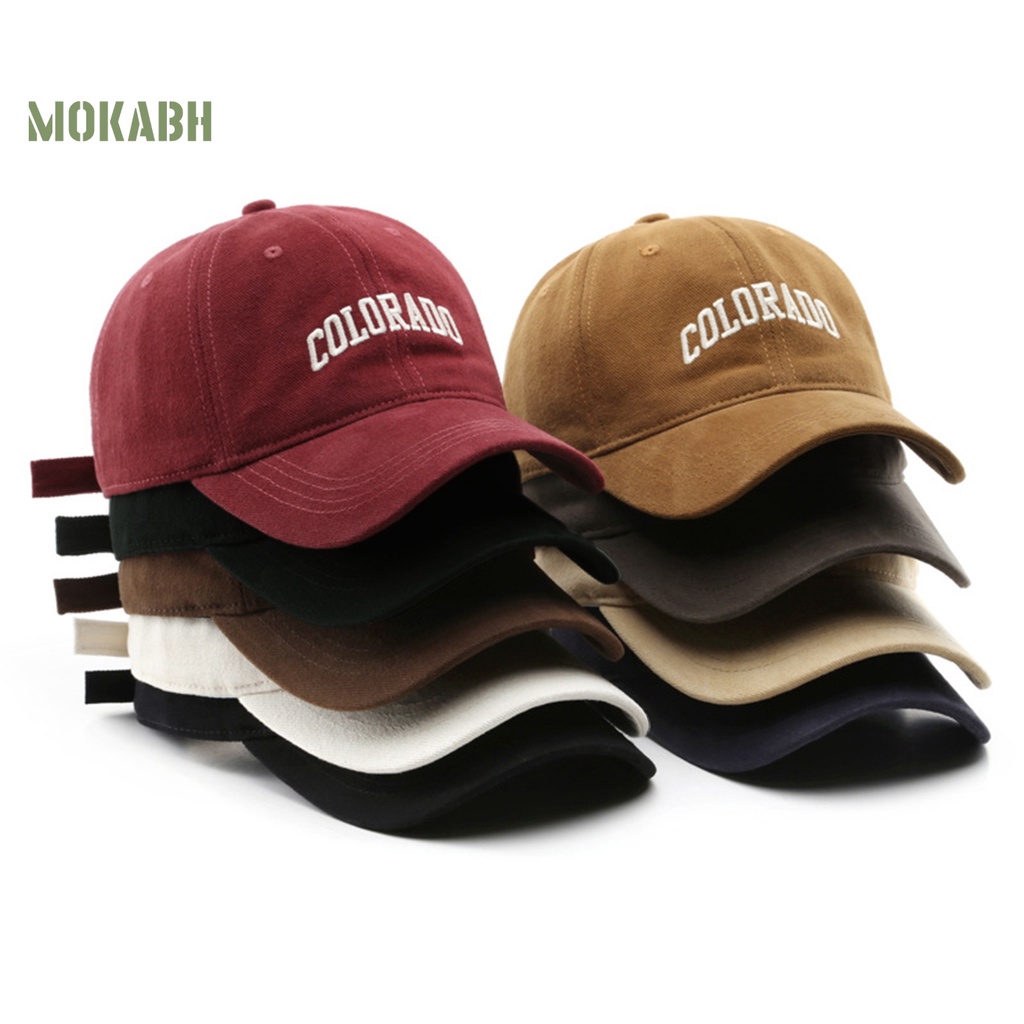 Mũ Lưỡi Trai Thêu Chữ Chống Tia UV Thoáng Khí Thời Trang Cho Nam Và Nữ