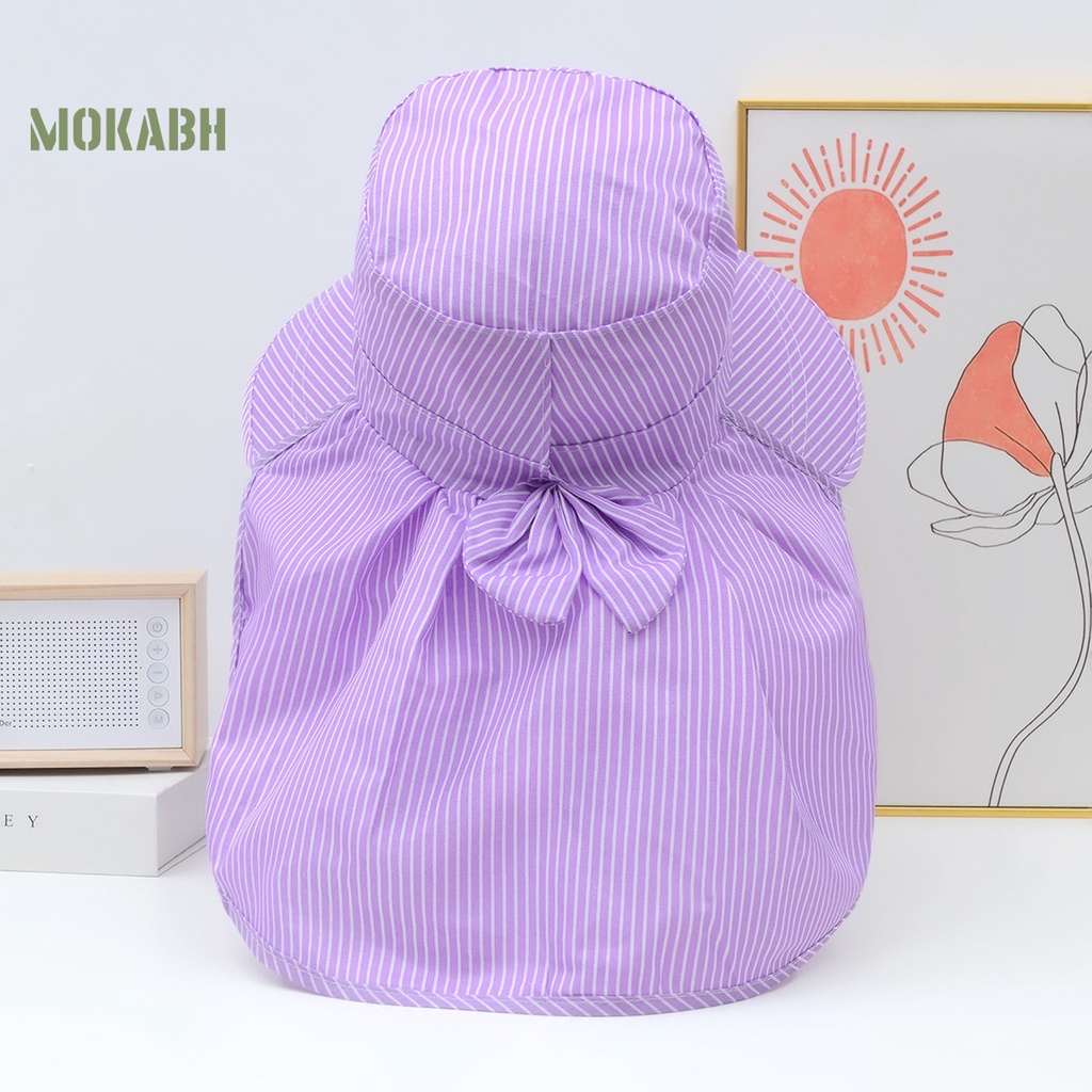 Nón Rộng Vành Chống Nắng Chống Tia UV Thoáng Khí Kèm Băng Đô Co Giãn Dành Cho Nữ