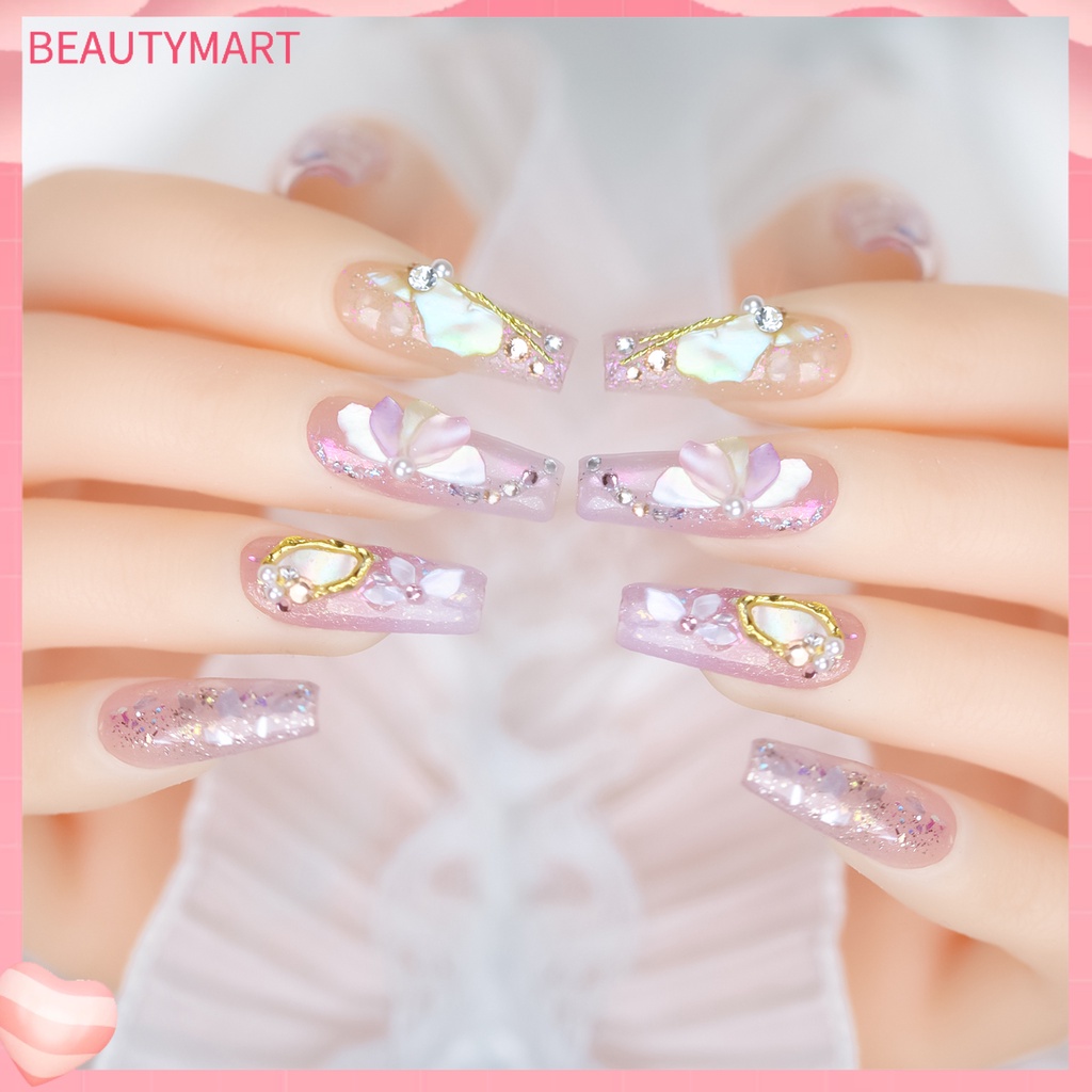 1 Hộp Vỏ Sò Lấp Lánh Trang Trí Móng Tay Nghệ Thuật