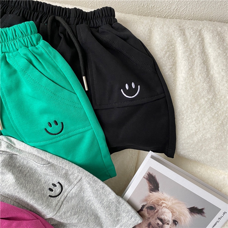 Quần Short Phối Túi Lớn Phong Cách Hàn Quốc Cá Tính Dành Cho Bé Gái 2-9 Tuổi