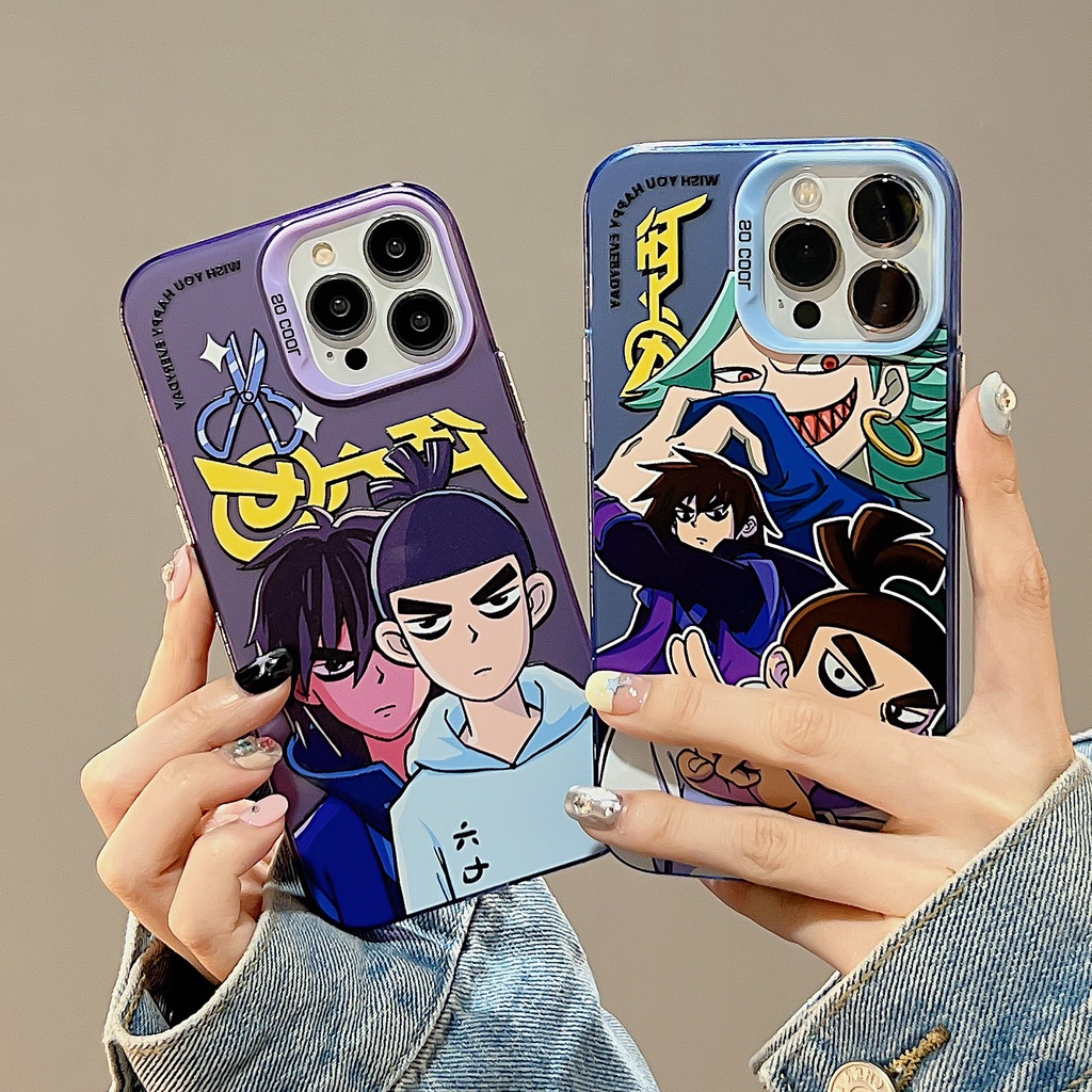 Ốp Điện Thoại TPU Mềm Trong Suốt Chống Sốc Họa Tiết Hoạt Hình Cho iPhone 11 13 12 14 Pro Max