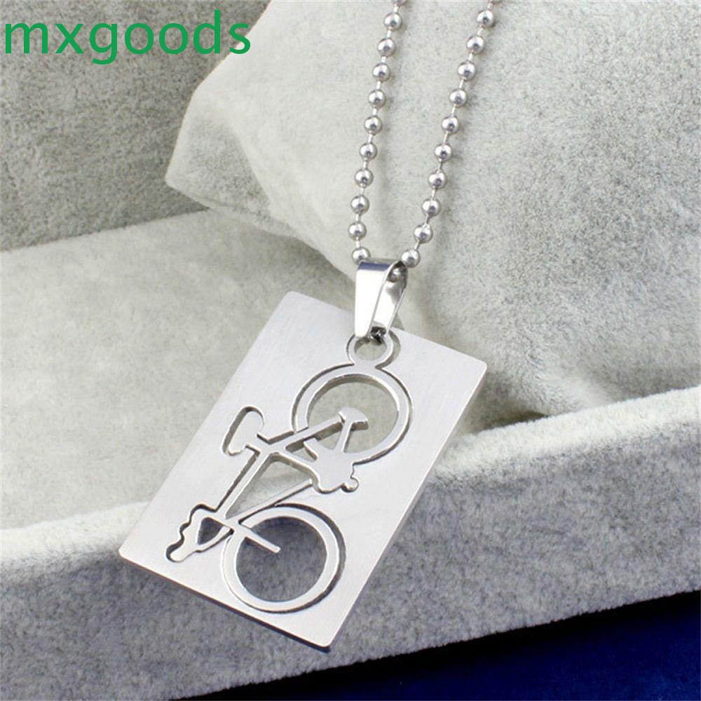 Vòng cổ Thép Mặt Hình Xe Đạp Độc Đáo