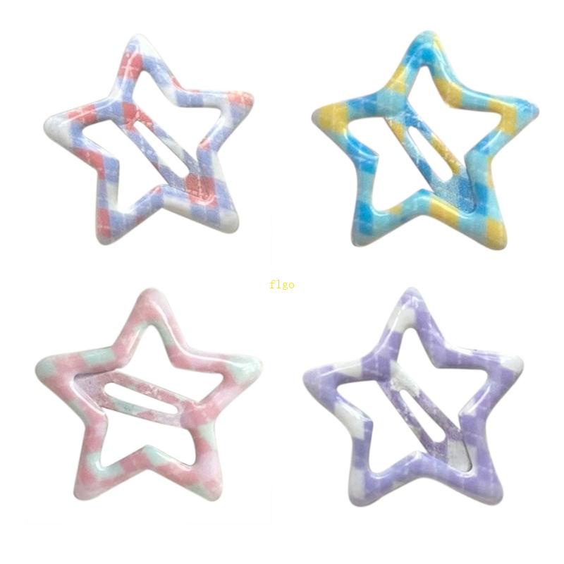 Kẹp Tóc Nhỏ Hình Ngôi Sao Bằng Kim Loại Cho Nữ Y2K