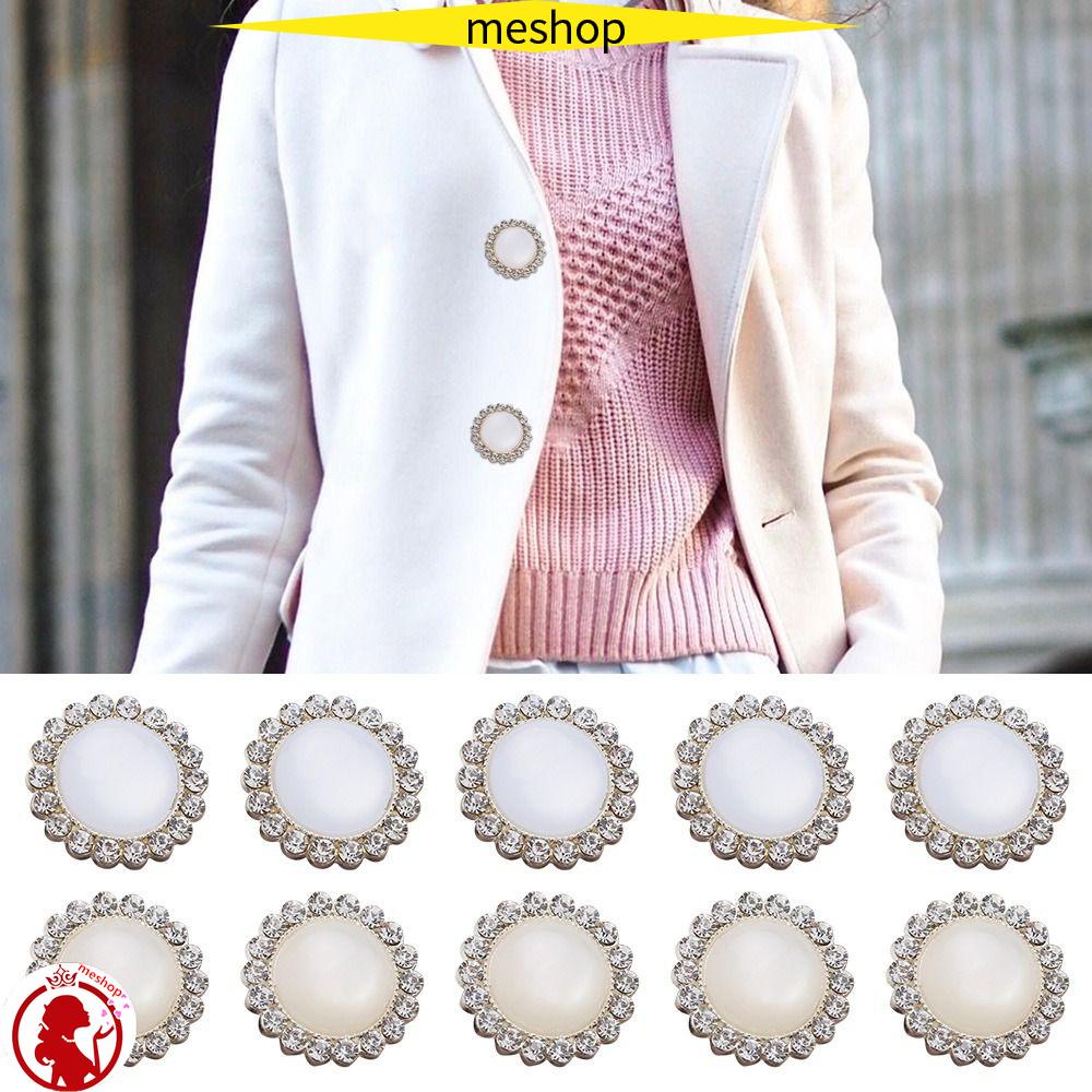 Set 10 Nút Quần Áo DIY Lấp Lánh Tiện Dụng