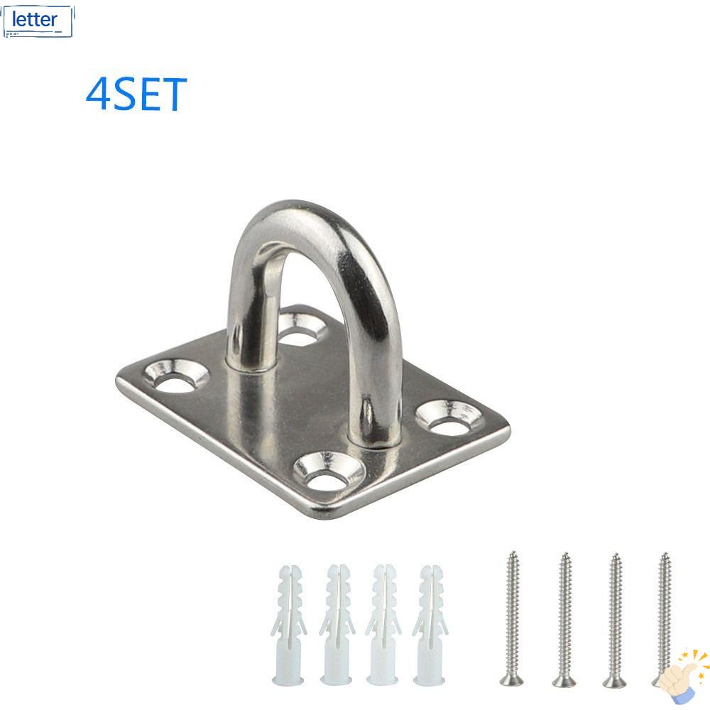 Set 4 Móc Treo Đồ Gắn Trần Nhà Chịu Lực Tốt