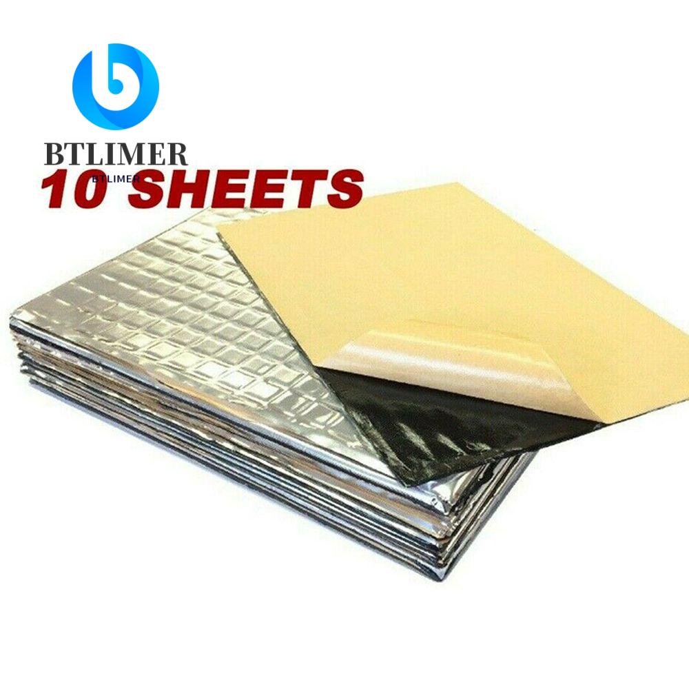 Bộ 10 Tấm Thảm Giảm Âm Không Gây Tiếng Ồn Trang Trí Xe Hơi
