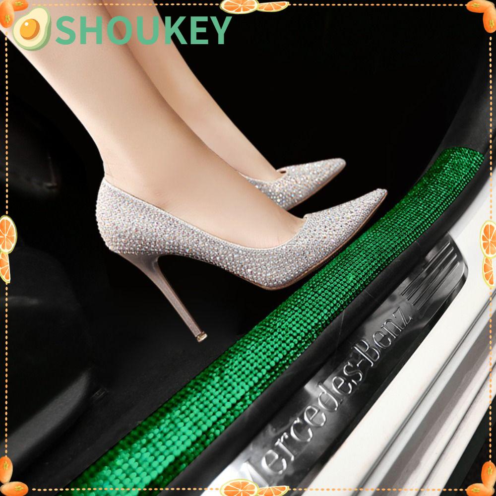 Miếng Dán Bảo Vệ Cửa Xe Hơi Họa Tiết Lấp Lánh Độc Đáo