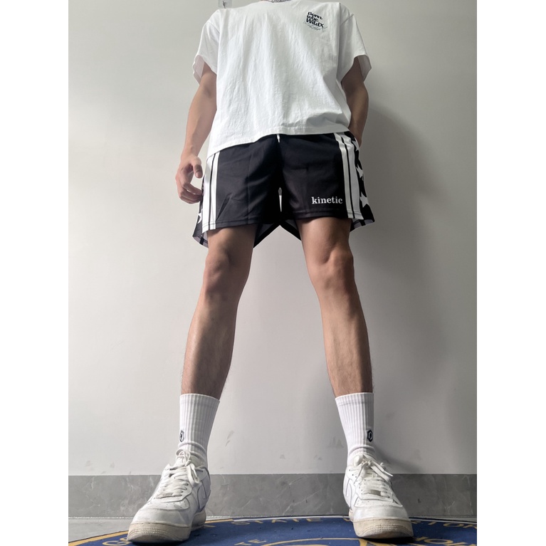Kinetic Quần Short Thể Thao Đường Phố Phong Cách Mỹ Dáng Rộng Mau Khô Hợp Thời Trang